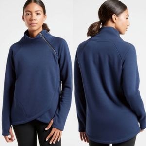 Athleta Navy Blue Women's Sweatshirt